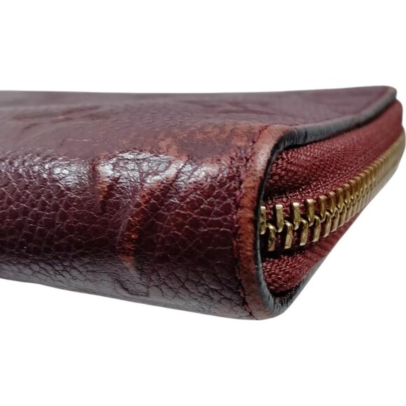 236224BD (L3) Louis Vuitton Wallet Long Purple Monogram Empreinte - Picture 3 of 10